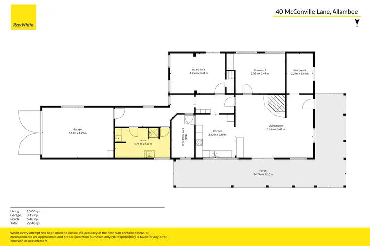 Floorplan of Homely rural property listing, 40 McConville Lane, Allambee Reserve VIC 3871