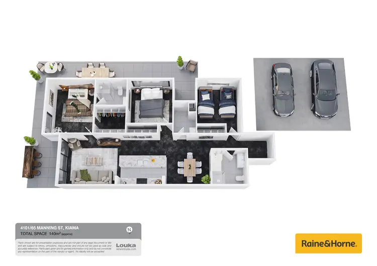 Floorplan of Homely apartment listing, 4101/65 Manning Street, Kiama NSW 2533