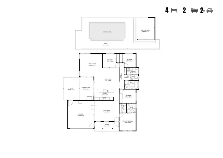 Floorplan of Homely house listing, 50 Titmarsh Circuit, Fernvale QLD 4306