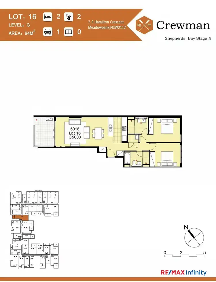 Floorplan of Homely apartment listing, 3C/16 Constitution Road, Ryde NSW 2112