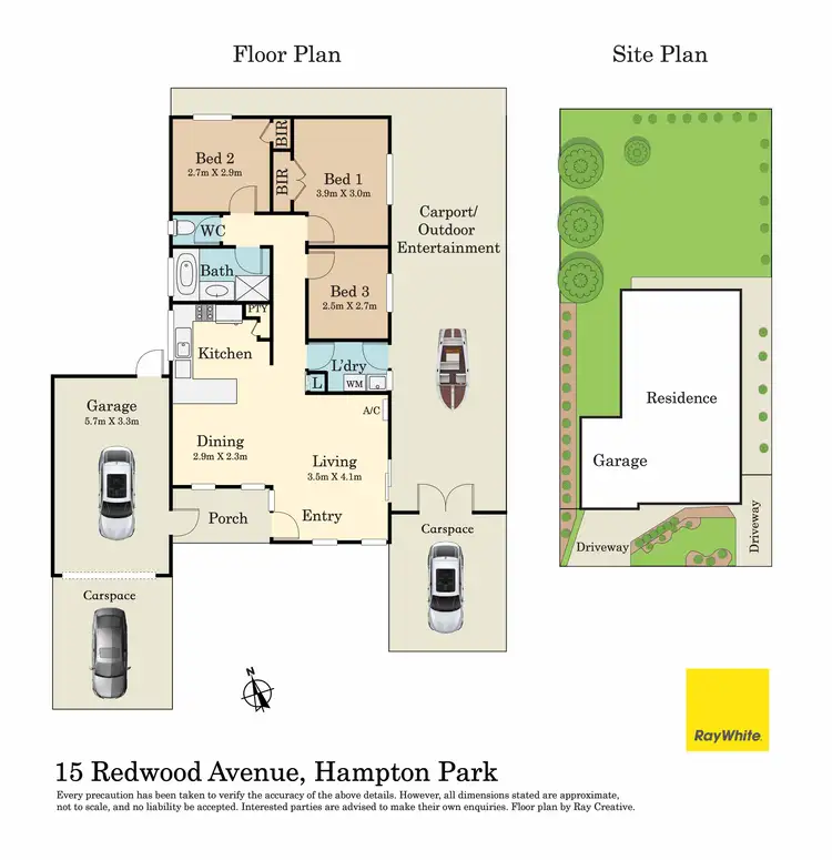 Floorplan of Homely house listing, 15 Redwood Avenue, Hampton Park VIC 3976