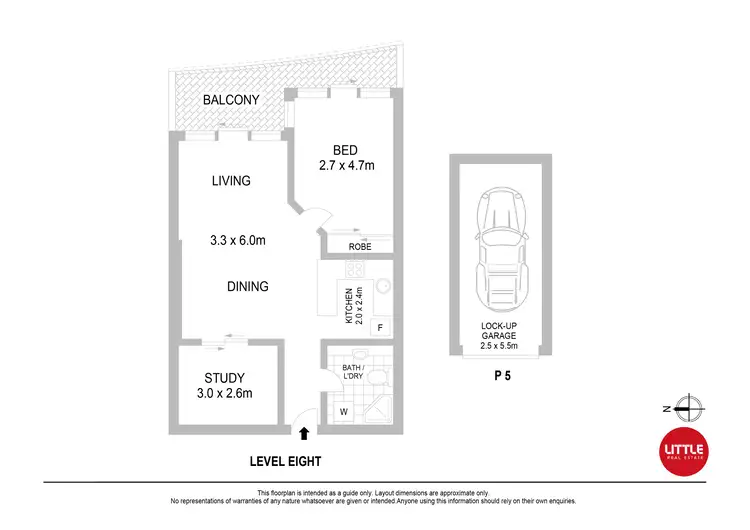Floorplan of Homely apartment listing, 816/1 Sergeants Lane, St Leonards NSW 2065