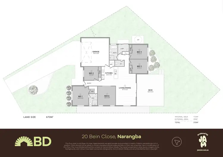 Floorplan of Homely house listing, 20 Bein Close, Narangba QLD 4504