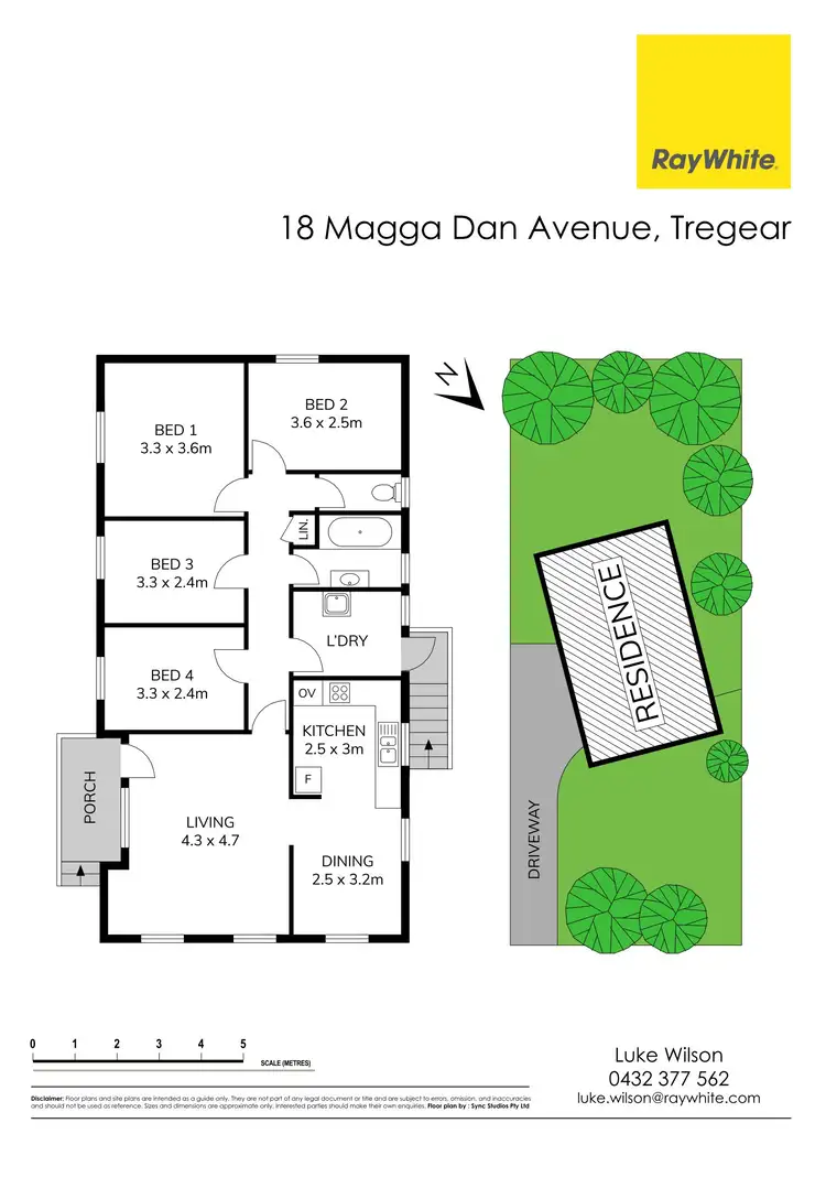 Floorplan of Homely house listing, 18 Magga Dan Avenue, Tregear NSW 2770
