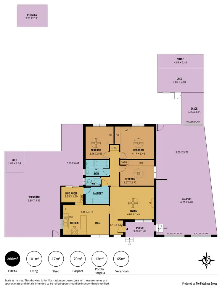 Floorplan of Homely house listing, 4 Columba Street, Morphett Vale SA 5162