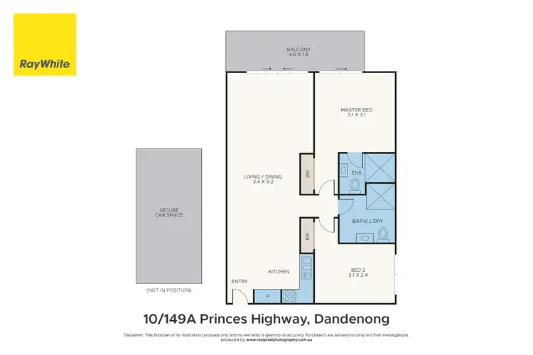 Floorplan of Homely apartment listing, 10/149A Princes Highway, Dandenong VIC 3175