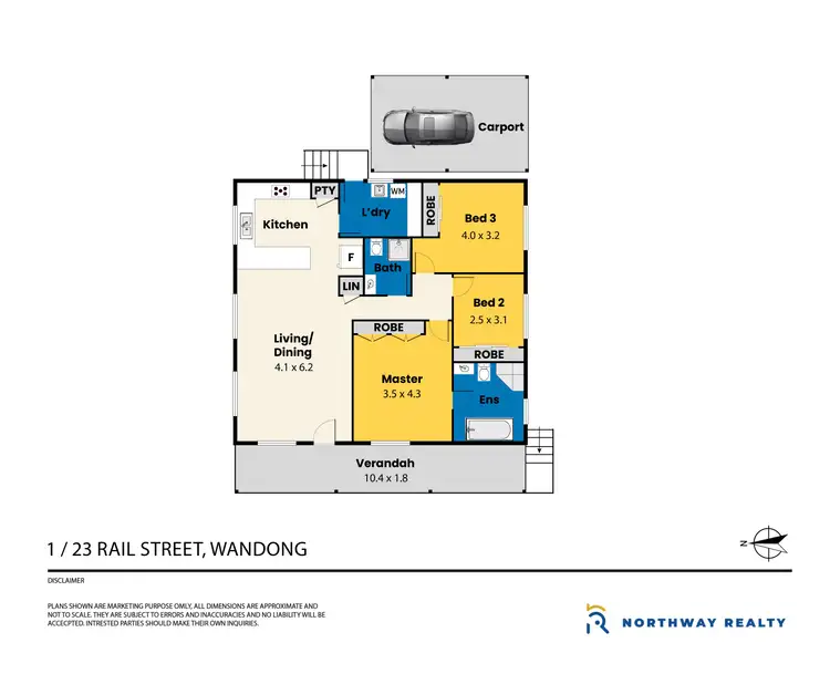 Floorplan of Homely house listing, 23 Rail Street, Wandong VIC 3758