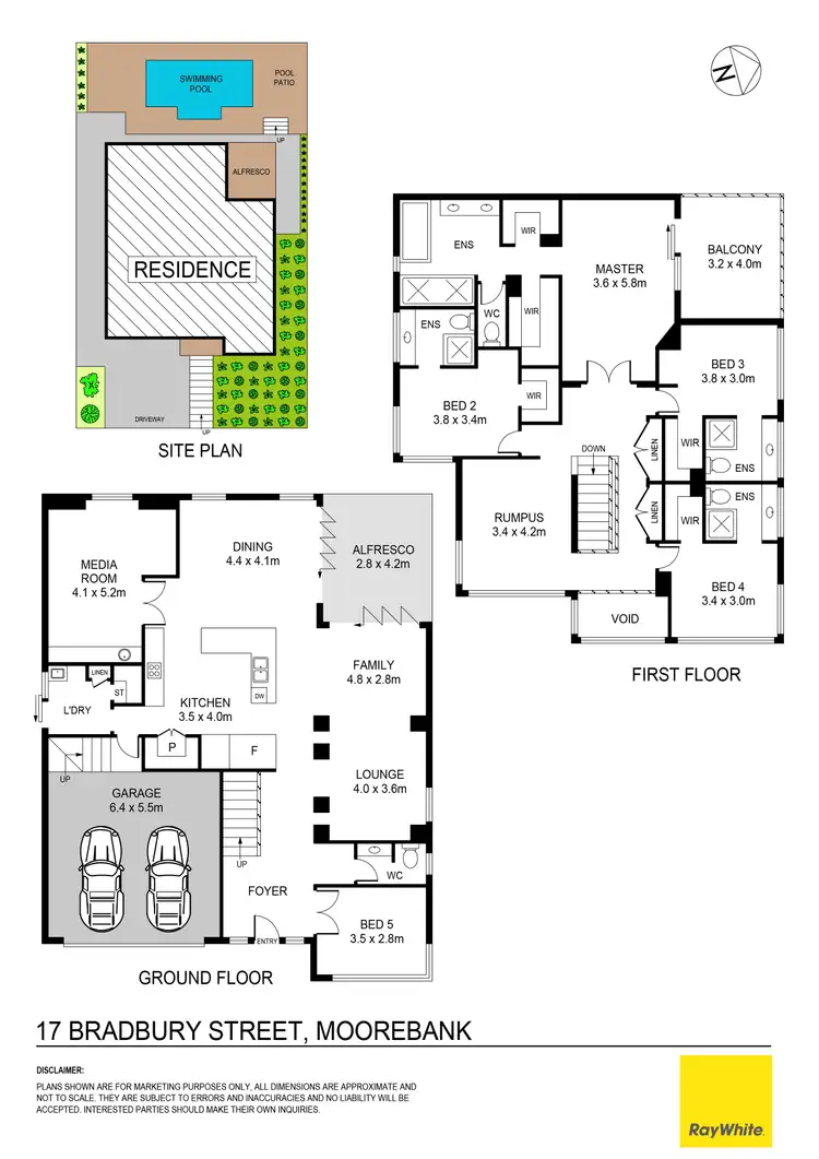 Floorplan of Homely house listing, 17 Bradbury Street, Moorebank NSW 2170