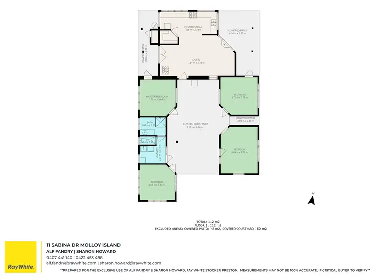 Floorplan of Homely house listing, 11 Sabina Drive, Molloy Island WA 6290