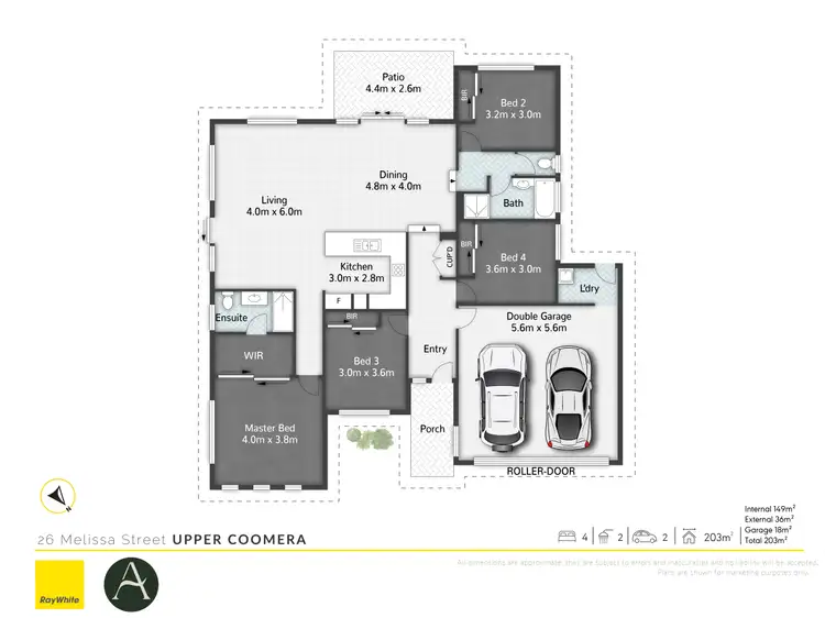 Floorplan of Homely house listing, 26 Melissa Street, Upper Coomera QLD 4209