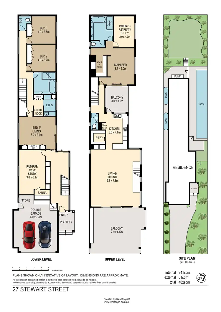 Floorplan of Homely house listing, 27 Stewart Street, Hawthorne QLD 4171