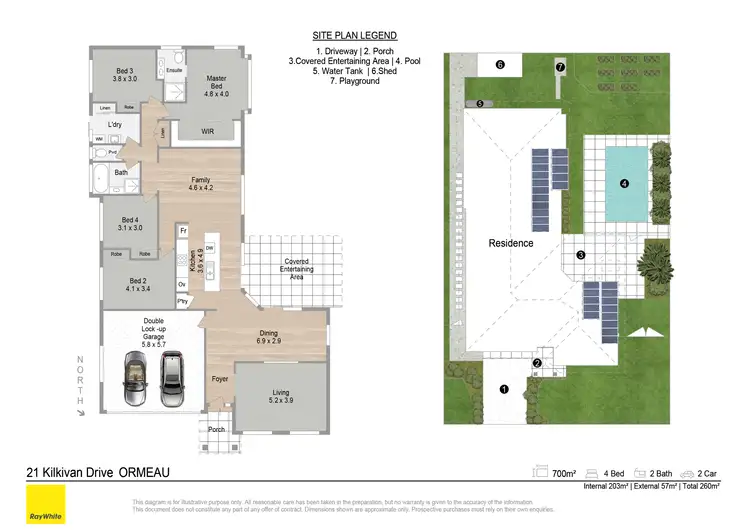 Floorplan of Homely house listing, 21 Kilkivan Drive, Ormeau QLD 4208