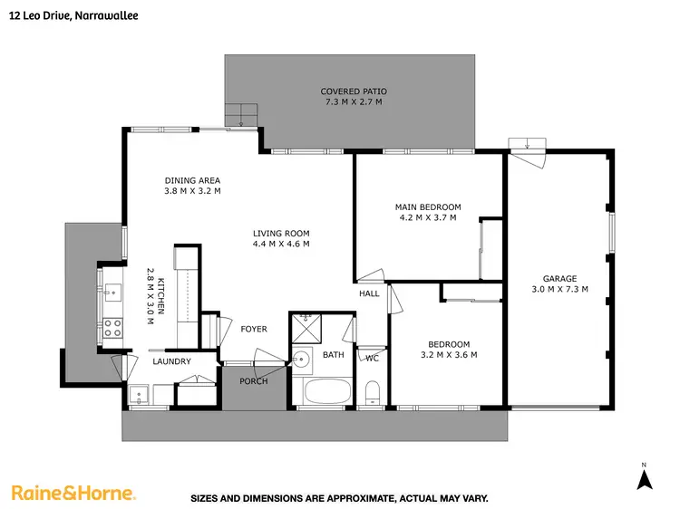 Floorplan of Homely house listing, 12 Leo Drive, Narrawallee NSW 2539