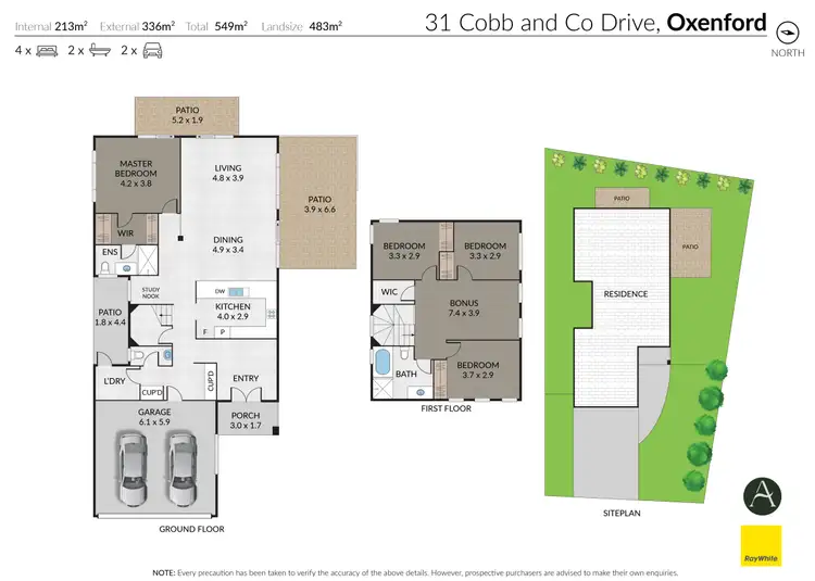 Floorplan of Homely house listing, 31 Cobb & Co Drive, Oxenford QLD 4210