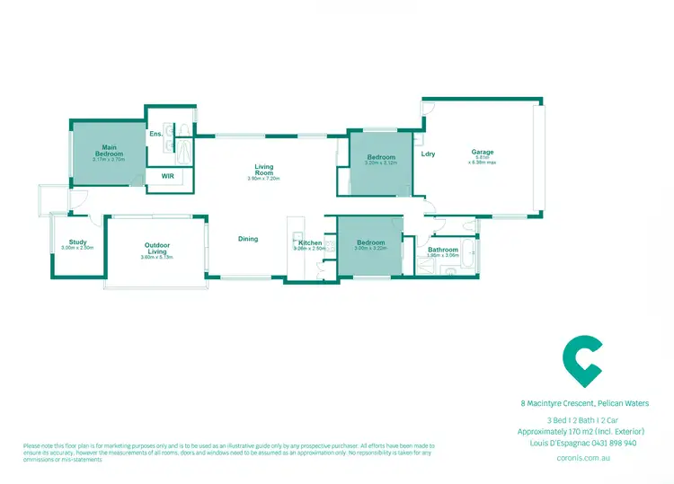 Floorplan of Homely house listing, 8 Macintyre Crescent, Pelican Waters QLD 4551