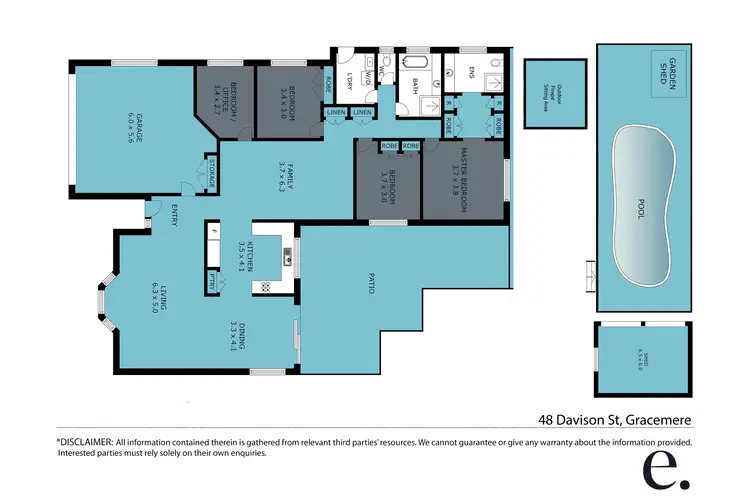 Floorplan of Homely house listing, 48 Davison Street, Gracemere QLD 4702