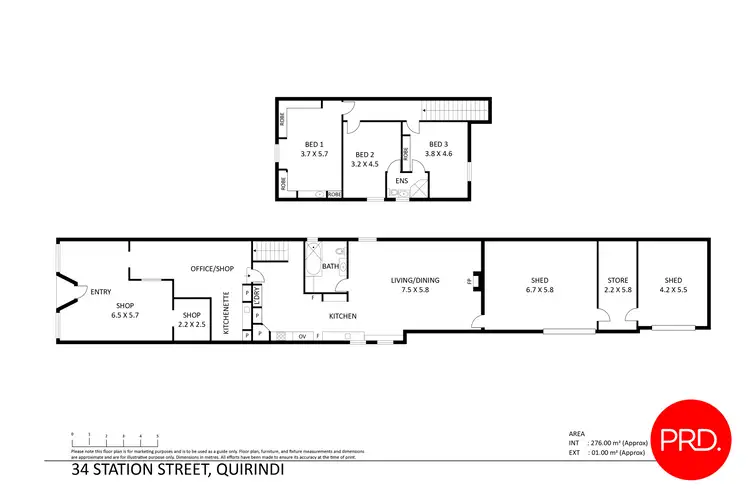 Floorplan of Homely house listing, 34 Station Street, Quirindi NSW 2343
