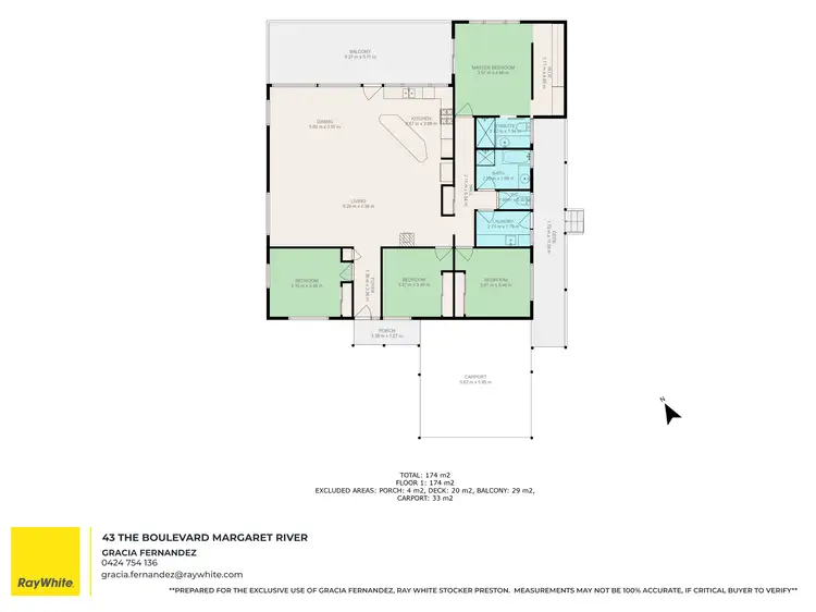 Floorplan of Homely house listing, 43 The Boulevard, Margaret River WA 6285