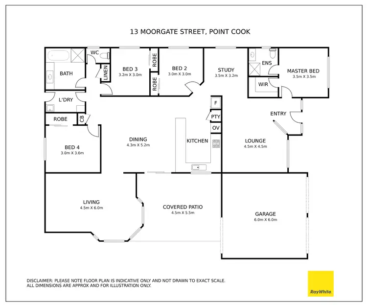 Floorplan of Homely house listing, 13 Moorgate Street, Point Cook VIC 3030