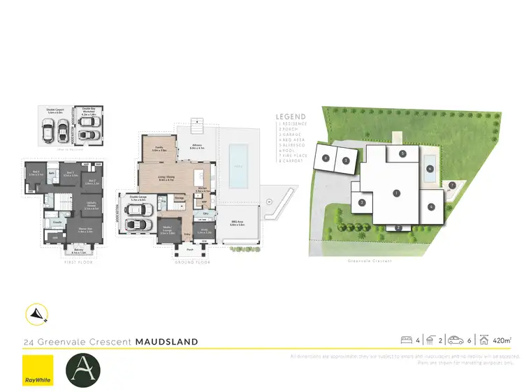 Floorplan of Homely house listing, 24 Greenvale Crescent, Maudsland QLD 4210