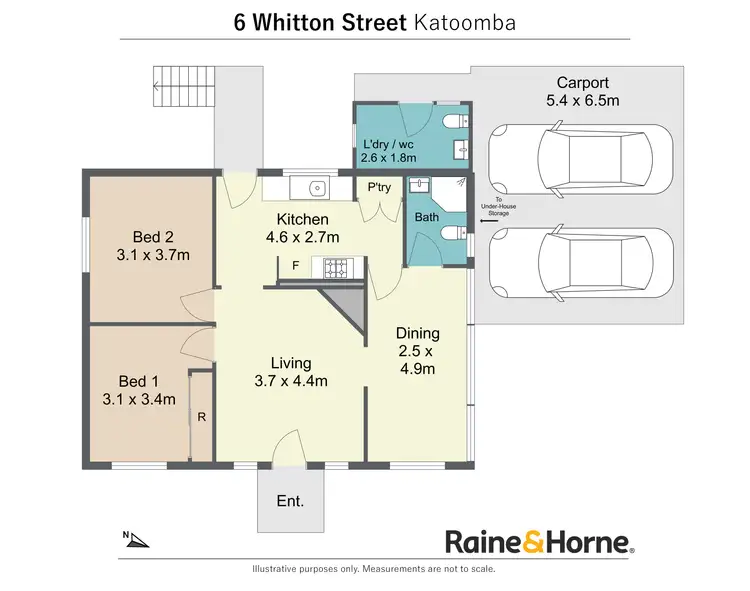 Floorplan of Homely house listing, 6 Whitton Street, Katoomba NSW 2780