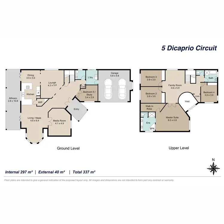 Floorplan of Homely house listing, 5 Dicaprio Circuit, Bridgeman Downs QLD 4035