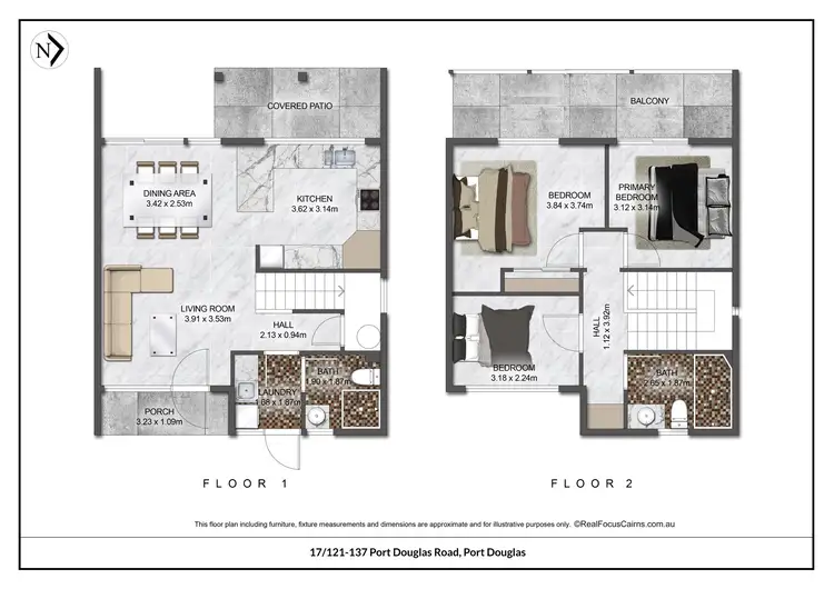 Floorplan of Homely apartment listing, 17/121-137 Port Douglas Road, Port Douglas QLD 4877