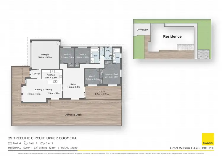 Floorplan of Homely house listing, 29 Treeline Circuit, Upper Coomera QLD 4209