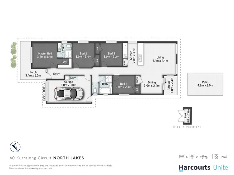 Floorplan of Homely house listing, 40 Kurrajong Circuit, North Lakes QLD 4509