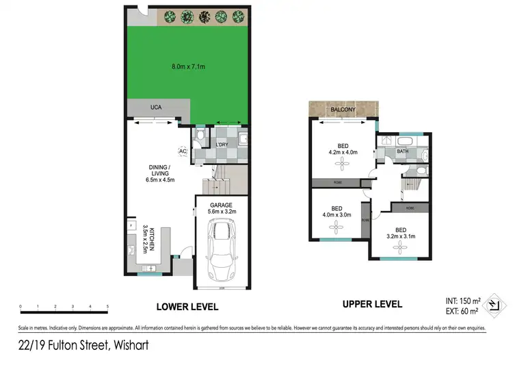 Floorplan of Homely townhouse listing, 22/19 Fulton Street, Wishart QLD 4122