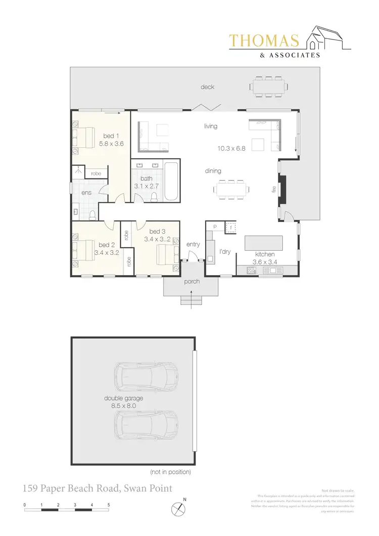 Floorplan of Homely house listing, 159 Paper Beach Road, Swan Point TAS 7275
