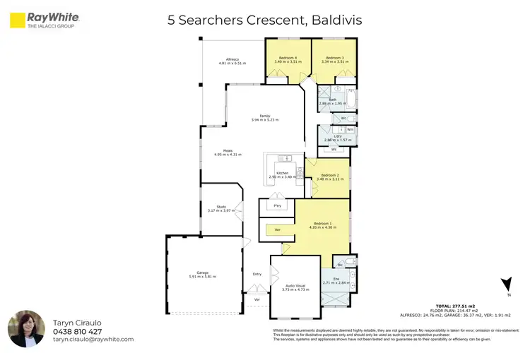 Floorplan of Homely house listing, 5 Searchers Crescent, Baldivis WA 6171