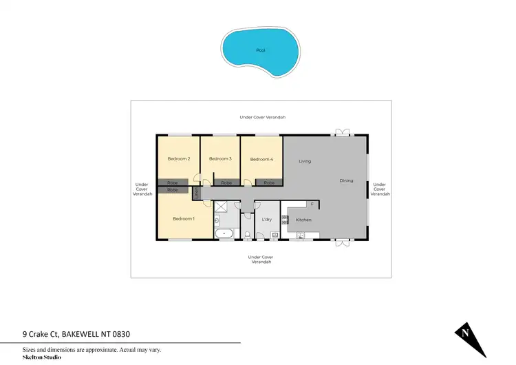 Floorplan of Homely house listing, 9 Crake Court, Bakewell NT 832