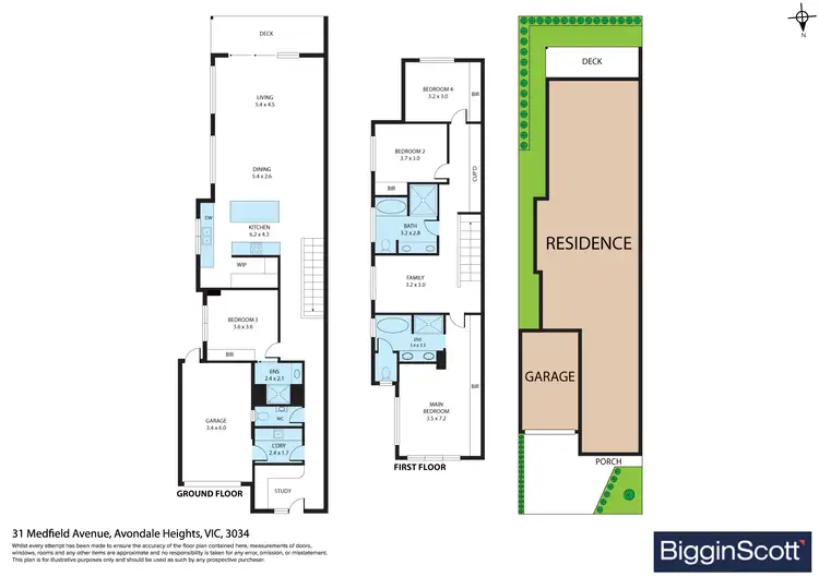 Floorplan of Homely townhouse listing, 31 Medfield Avenue, Avondale Heights VIC 3034