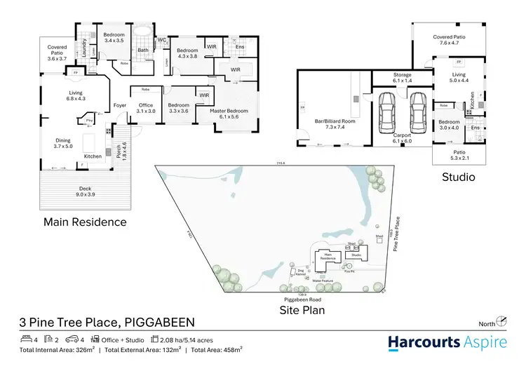 Floorplan of Homely rural property listing, 3 Pine Tree Place, Piggabeen NSW 2486
