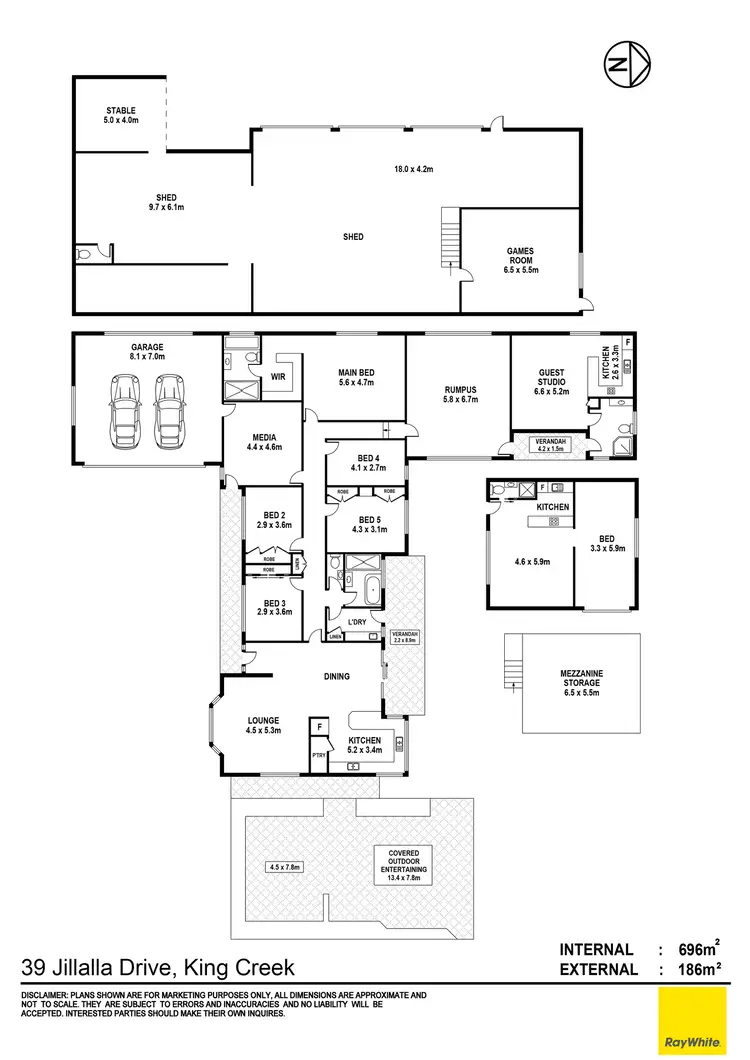 Floorplan of Homely other listing, 39 Jillalla Drive, King Creek NSW 2446