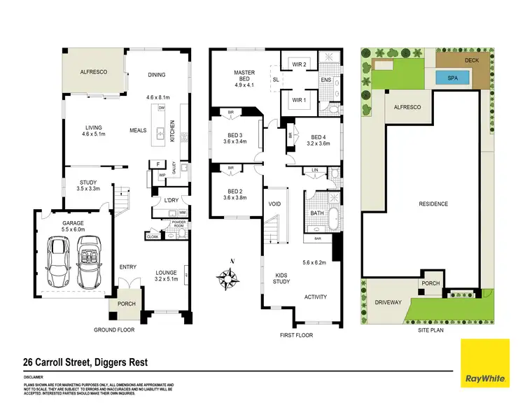 Floorplan of Homely house listing, 26 Carroll Street, Diggers Rest VIC 3427