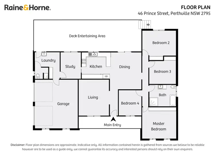 Floorplan of Homely house listing, 46 Prince Street, Perthville NSW 2795