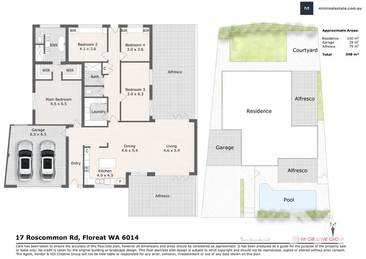 Floorplan of Homely house listing, 17 Roscommon Road, Floreat WA 6014
