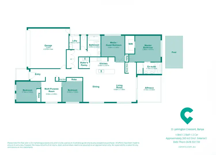 Floorplan of Homely house listing, 11 Lamington Crescent, Banya QLD 4551