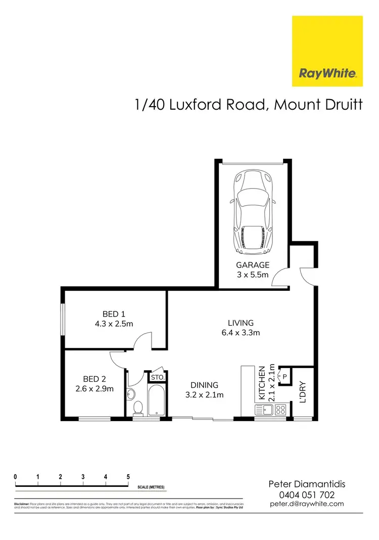 Floorplan of Homely apartment listing, 1/40 Luxford Road, Mount Druitt NSW 2770