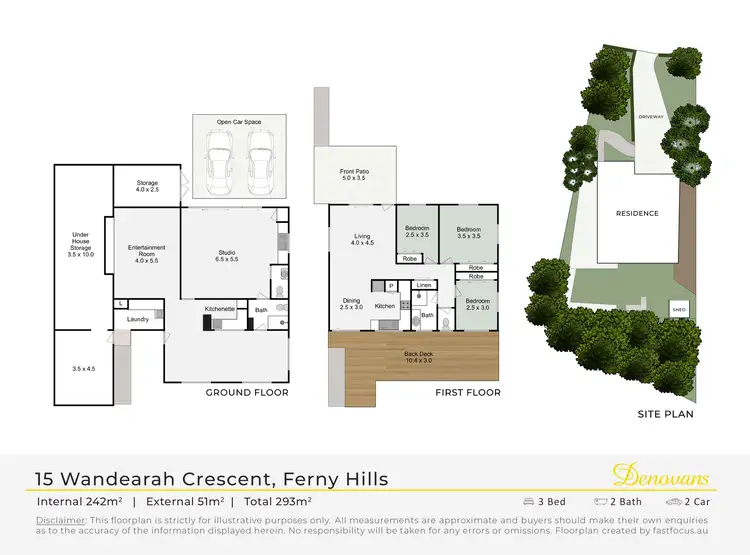 Floorplan of Homely house listing, 15 Wandearah Crescent, Ferny Hills QLD 4055