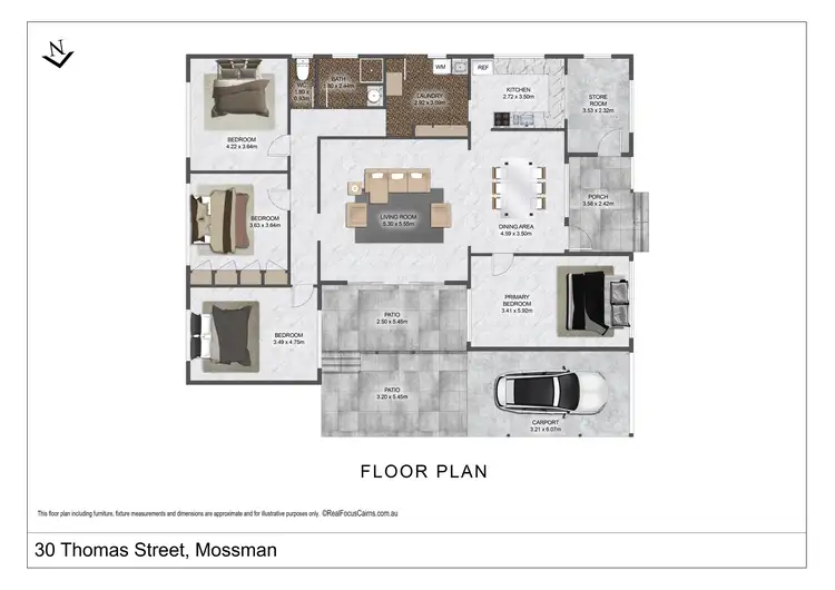 Floorplan of Homely house listing, 30 Thomas Street, Mossman QLD 4873