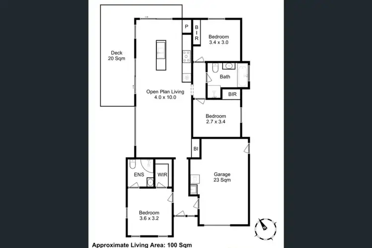 Floorplan of Homely house listing, 17 Heron Crescent, Midway Point TAS 7171