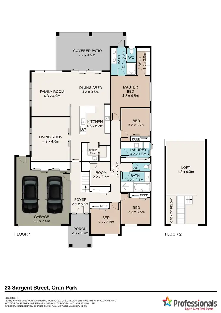 Floorplan of Homely house listing, 23 Sargent Street, Oran Park NSW 2570