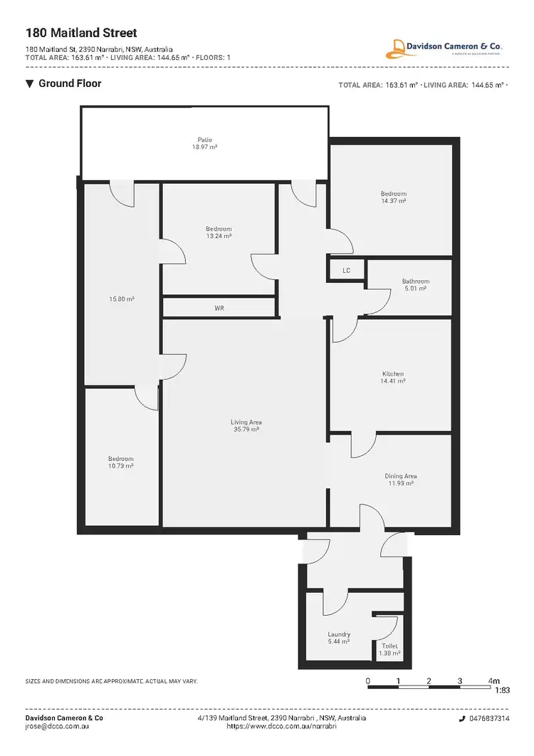 Floorplan of Homely house listing, 180 Maitland Street, Narrabri NSW 2390