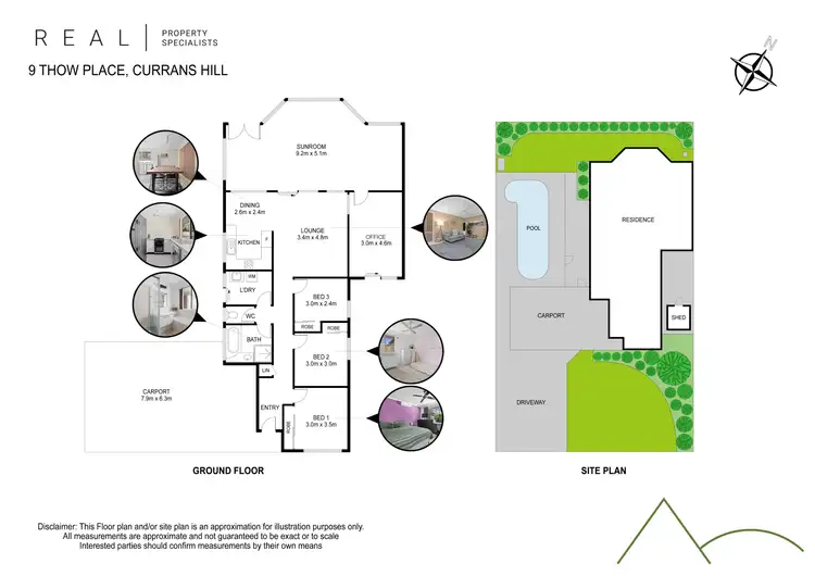 Floorplan of Homely house listing, 9 Thow Place, Currans Hill NSW 2567