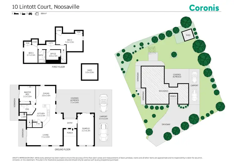 Floorplan of Homely house listing, 10 Lintott Court, Noosaville QLD 4566