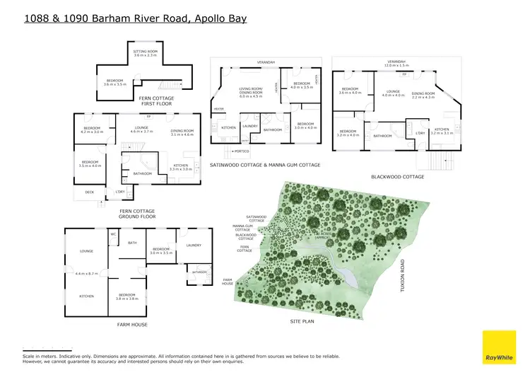 Floorplan of Homely rural property listing, 1090 & 1088 Barham River Road, Apollo Bay VIC 3233