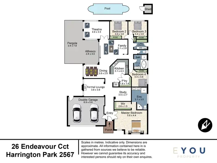 Floorplan of Homely house listing, 26 Endeavour Circuit, Harrington Park NSW 2567
